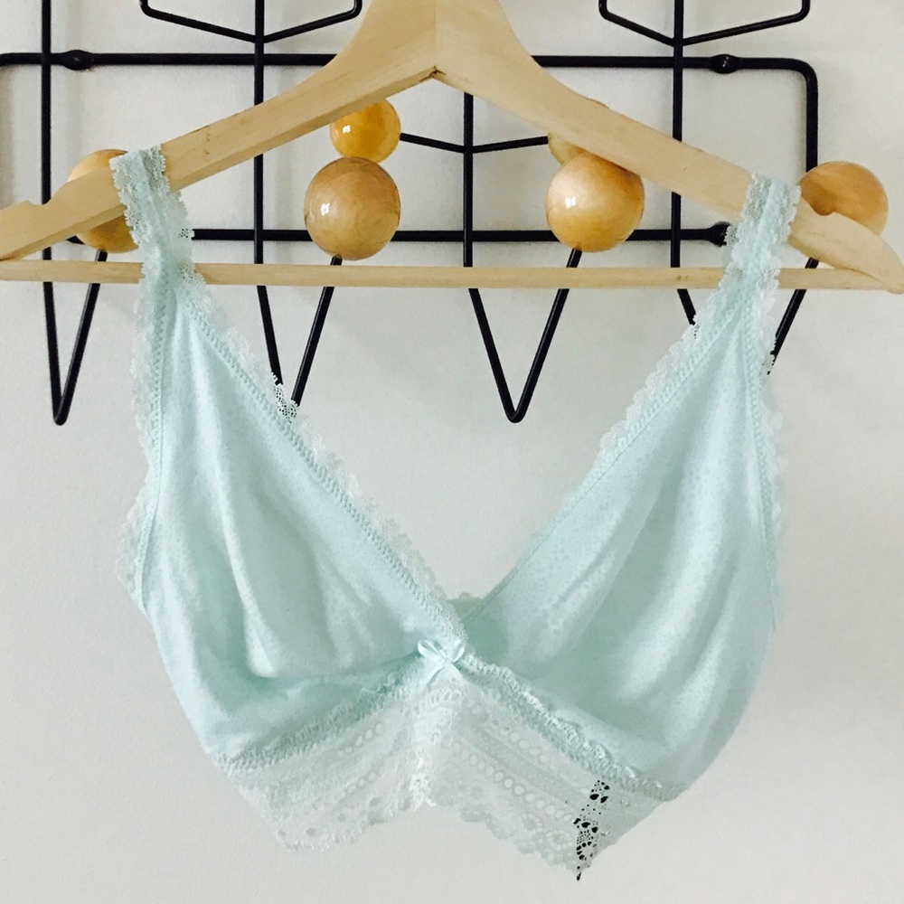 NWOT Lord Taylor Design Lab cotton lace bralette